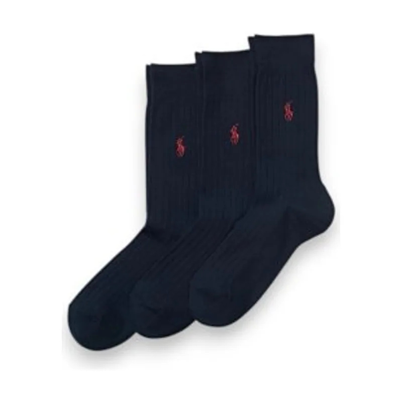 Polo Ralph Lauren Set de 3 pares de calcetines de media caña 449653754002