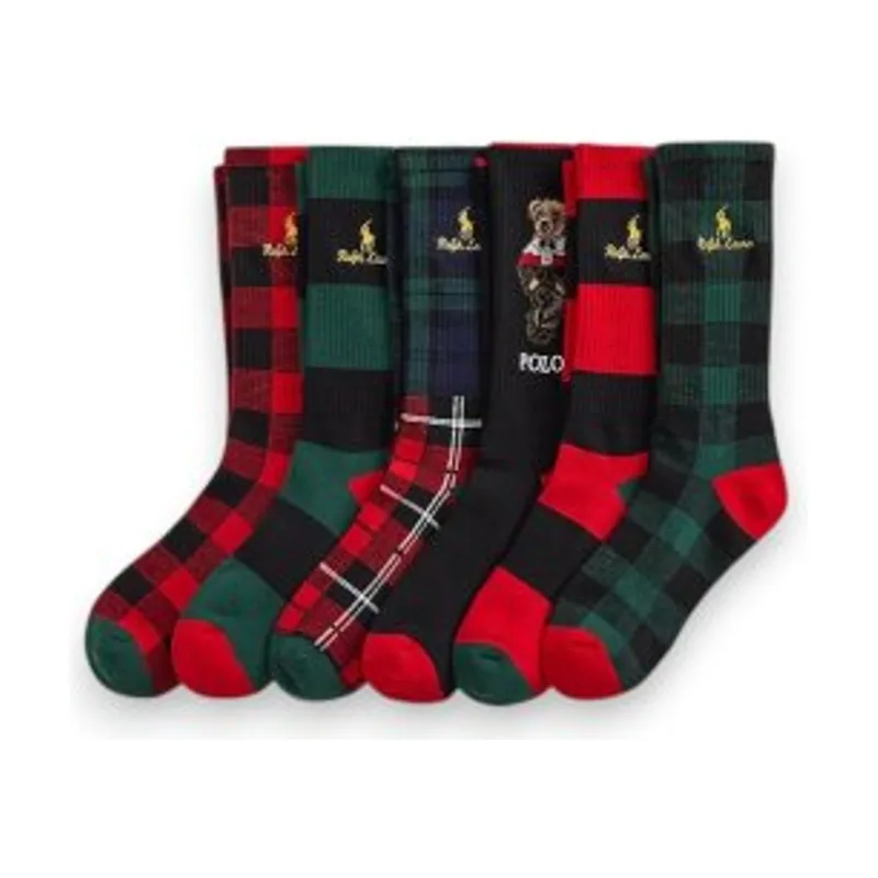 Polo Ralph Lauren Set de 6 pares de calcetines con Polo Bear 449P22353001