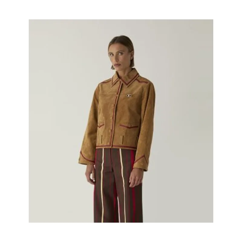 Laagam Cazadora Aveline de ante M0533