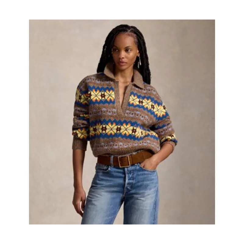 Polo Ralph Lauren Jersey de lana con diseño Fair Isle 211B17766001