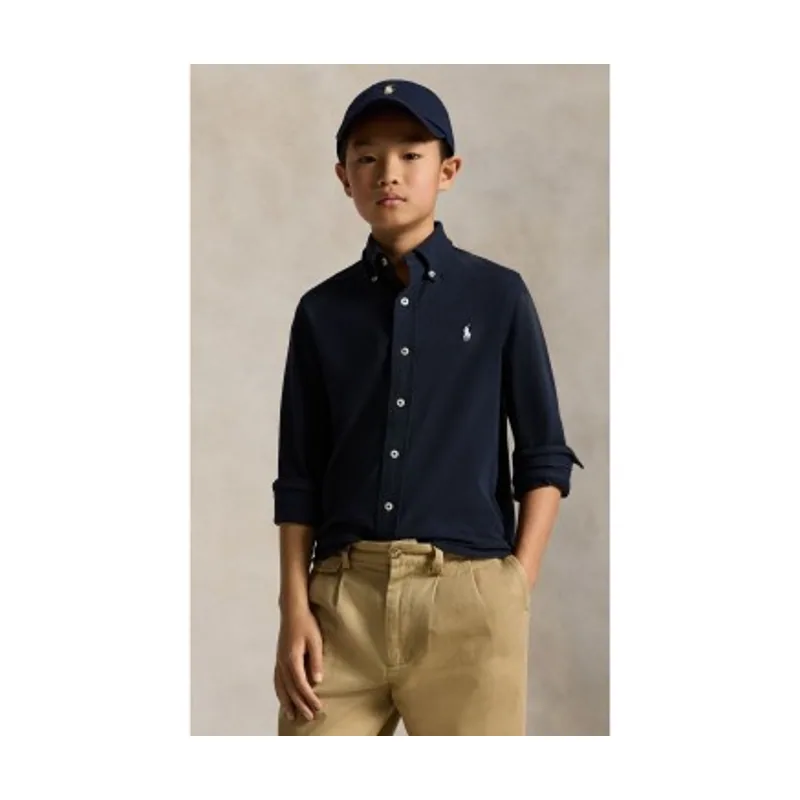Polo Ralph Lauren Camisa de piqué de algodón ultraligero 323914506001