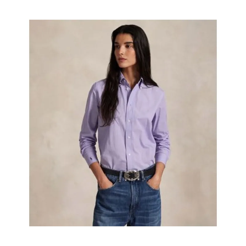 Polo Ralph Lauren Camisa de algodón elástico fil-à-fil 211941509003