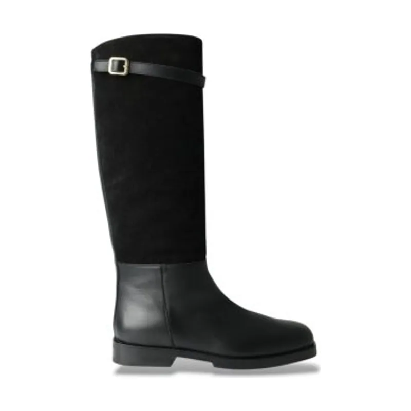 Semicouture Botas de piel Marilena Y6WZ05