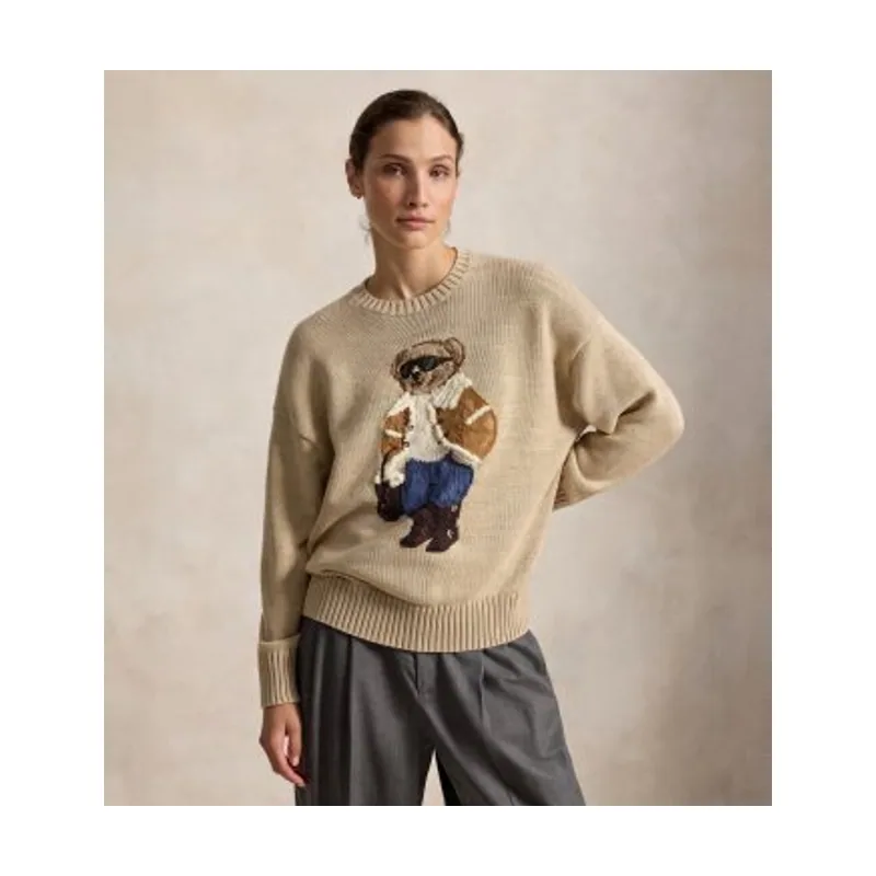 Polo Ralph Lauren Jersey con Polo Bear invernal 211B23917001