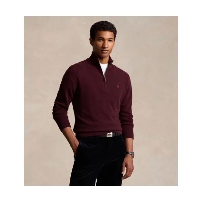 Polo Ralph Lauren Jersey de lana con cremallera corta 710876756008