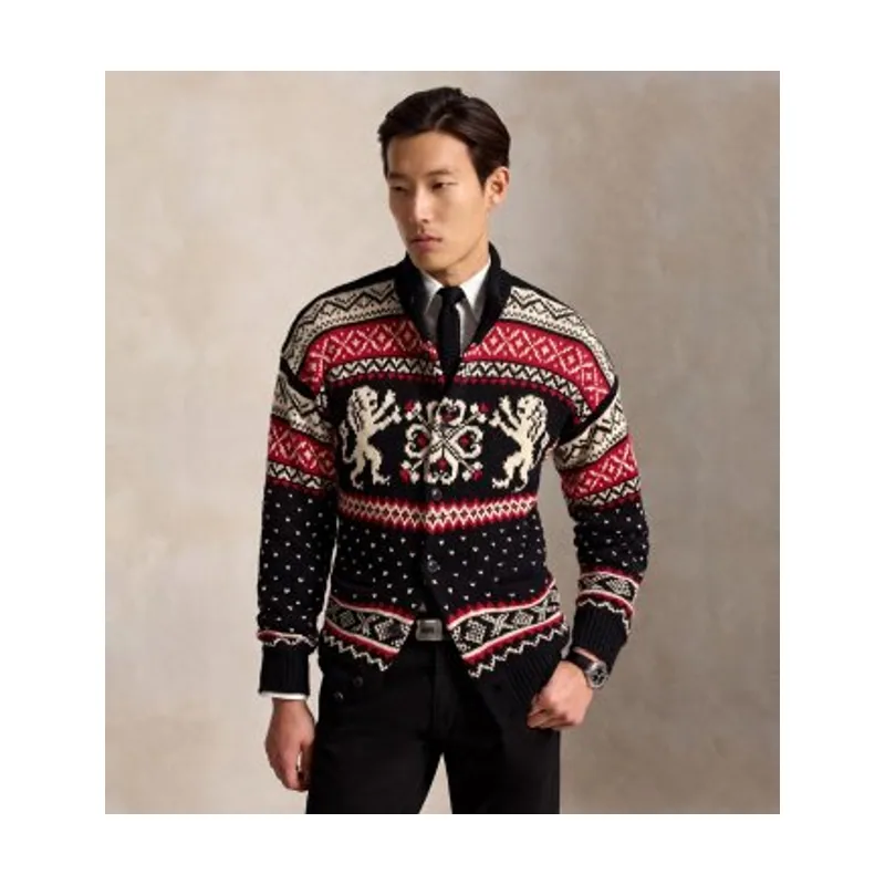 Polo Ralph Lauren Cárdigan holgado de algodón y cachemira 710B28784001