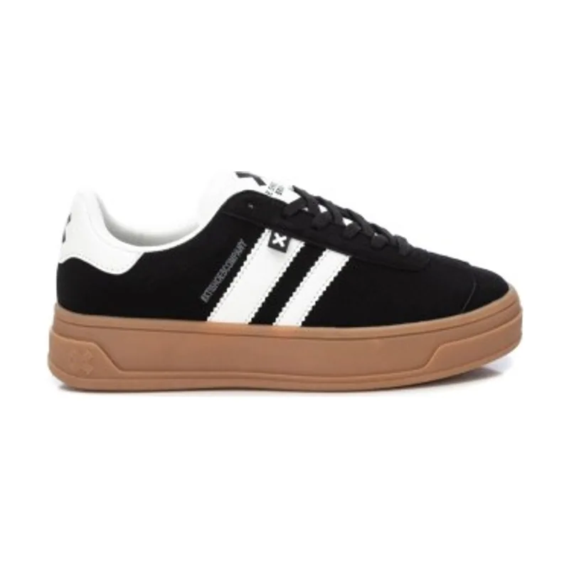 Xti Zapatillas De Piel 143483 14348301-NEGRO