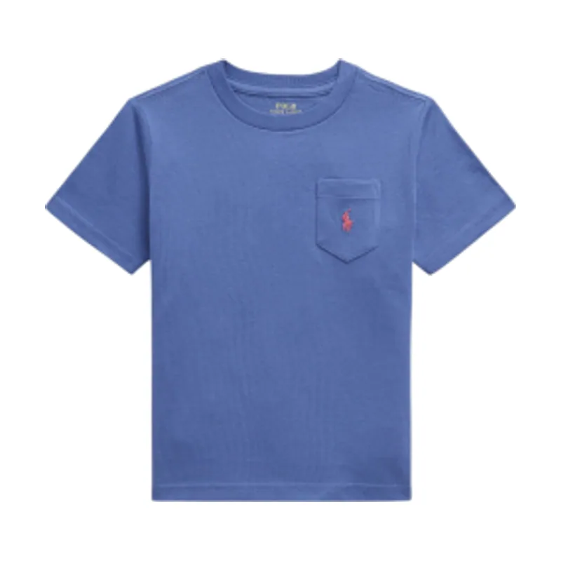 Polo Ralph Lauren Camiseta de punto algodón con bolsillo 322970333506