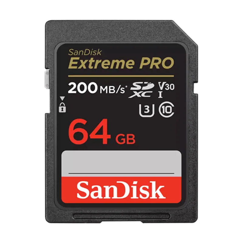 Extreme PRO 64GB Sdhc Memory Card 200MB/S 90MB/S UHS-I CLA SS