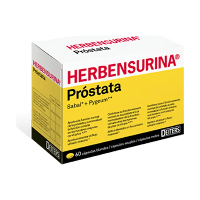 Herbensurina Próstata 60 Cápsulas Blandas - Deiters