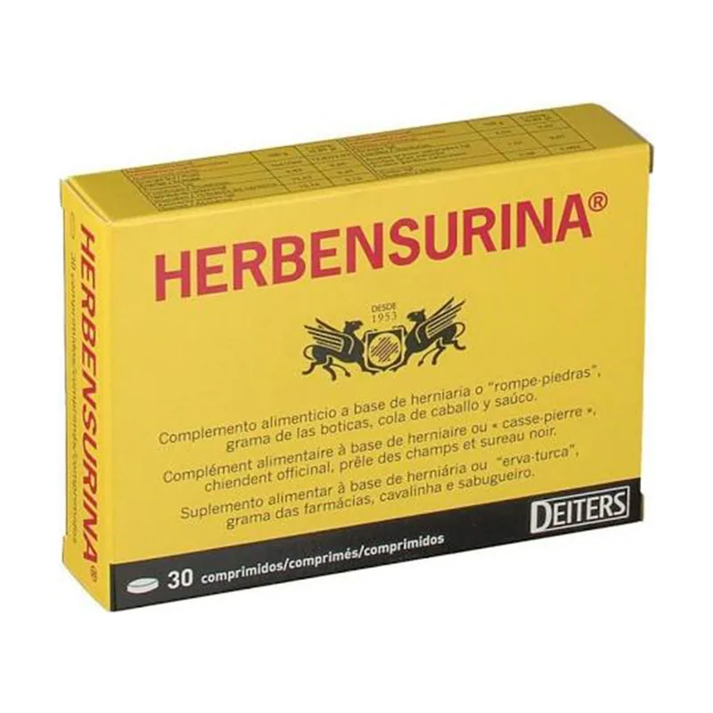 Herbensurina Renal 30 Comprimidos - Deiters