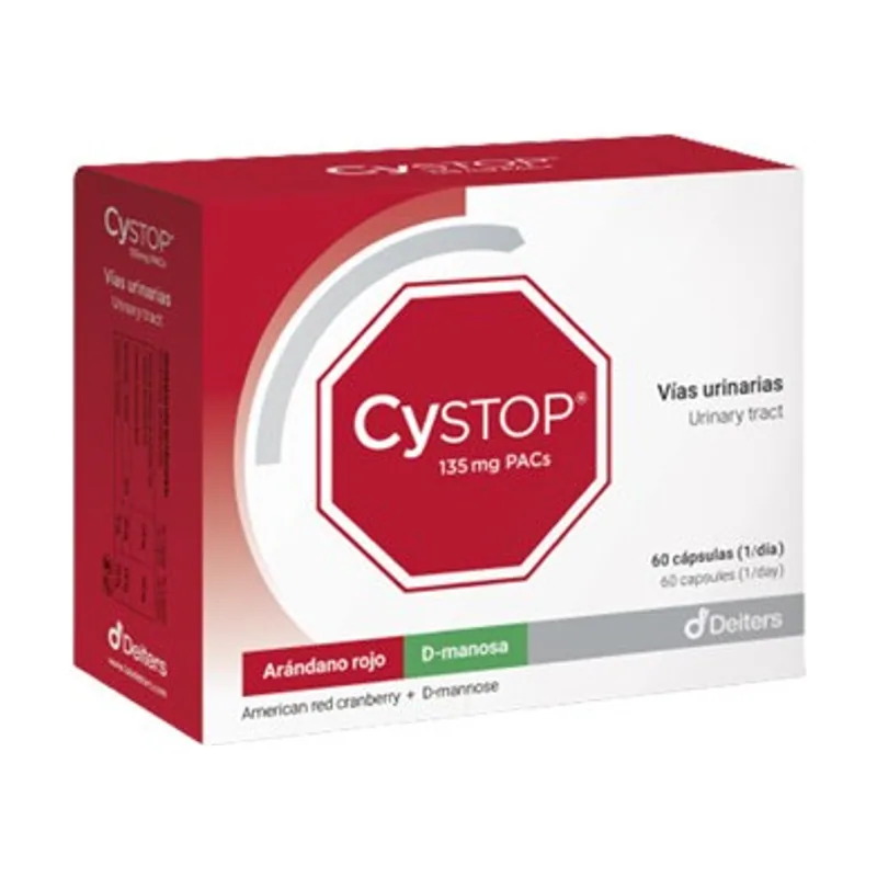Cystop 135 Mg Pac's Vías Urinarias 60 Cápsulas - Deiters
