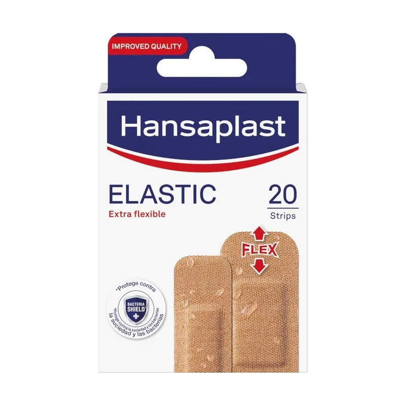 Hansaplast Elastic 20 Apósitos surtido 2 Tamaños - Biersdorf