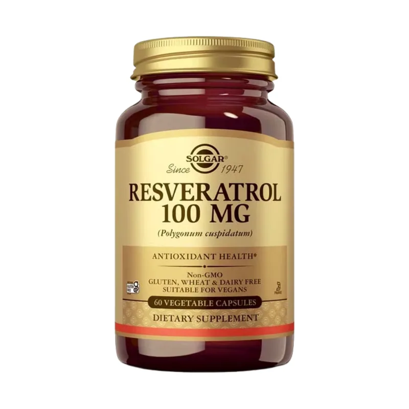 Solgar Resveratrol 60 Cápsulas Vegetales