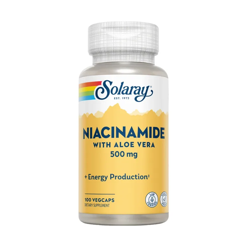Solaray Niacinamide 500 Mg 100 Vegcaps