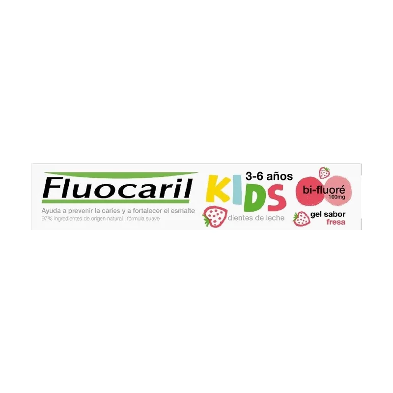 Fluocaril Kids Bi-fluoré Gel Dentífrico Sabor Fresa 50 Ml - Unilever