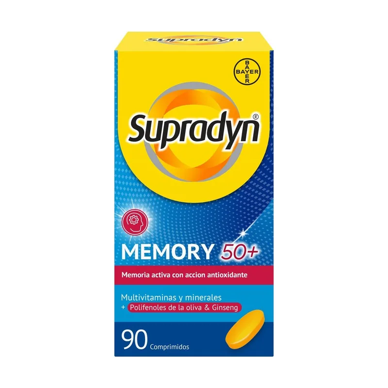 Supradyn Memory 50+, 90 Comprimidos - Bayer