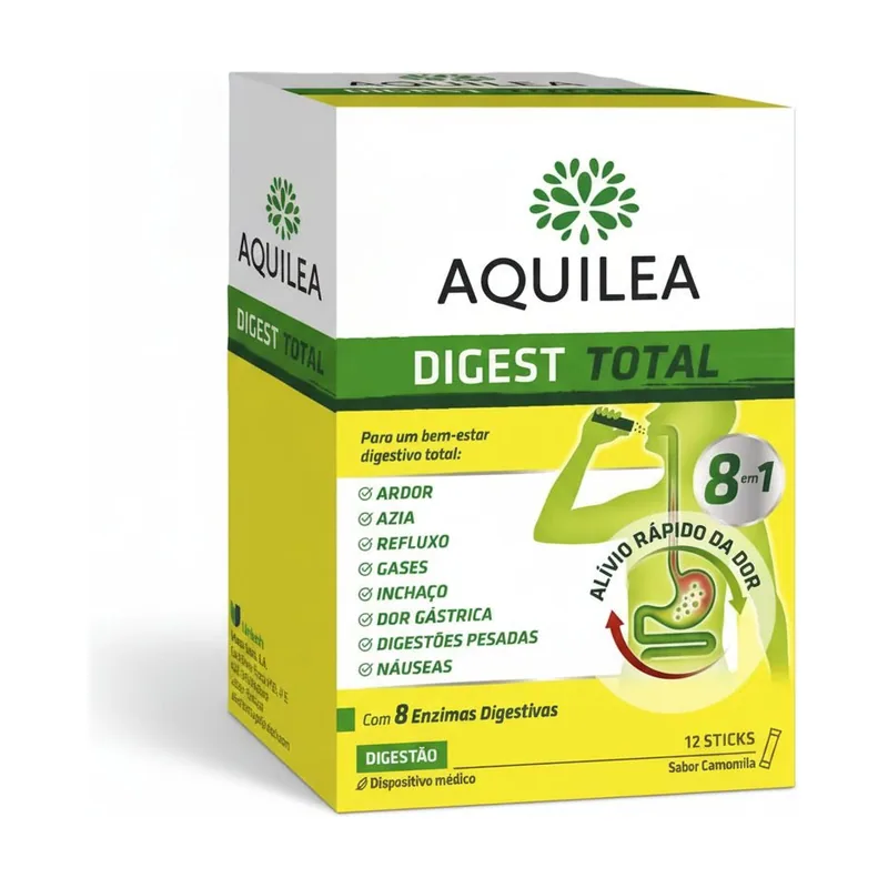 Aquilea Digest Total Sabor Manzanilla 12 Sticks