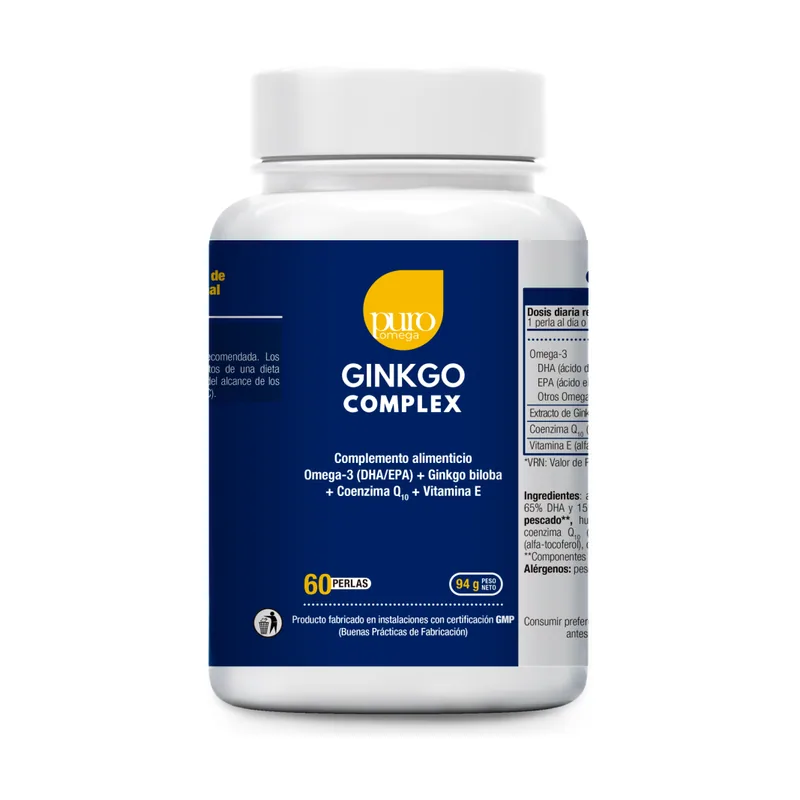 Puro Ginkgo Complex 60 Perlas