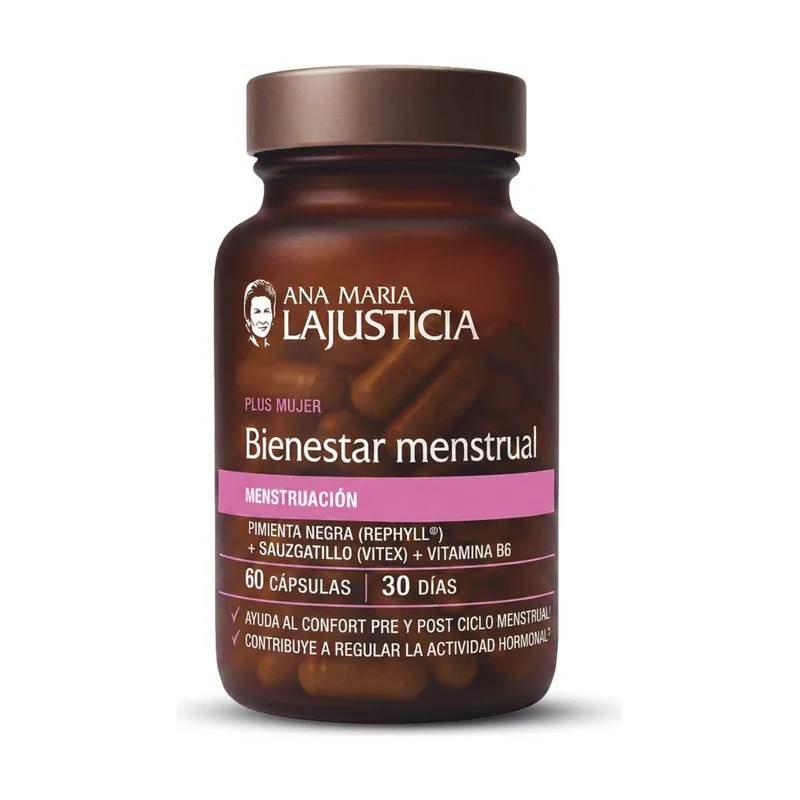 ANA Maria Lajusticia Bienestar Menstrual 60 Cápsulas