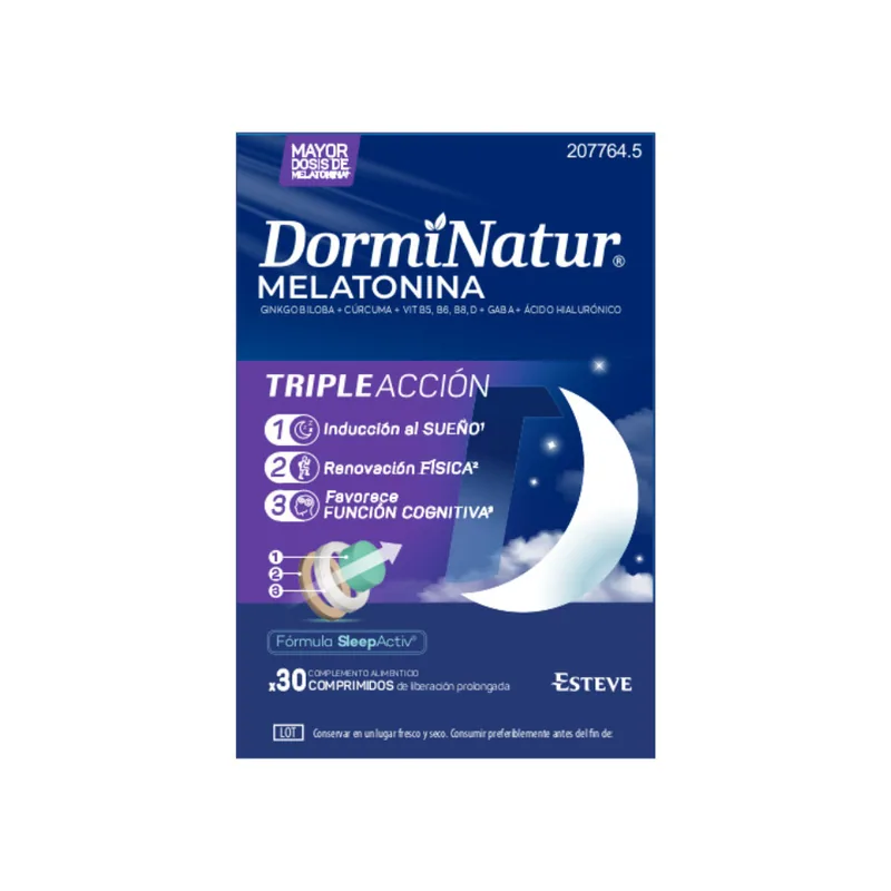 Dorminatur Triple Acción 30 Comprimidos - Esteve