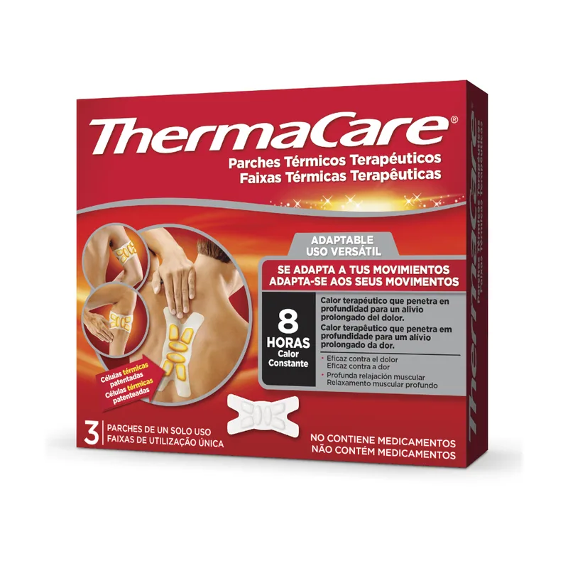 Thermacare Parches Térmicos Terapéuticos 3 Unidades - Angelini