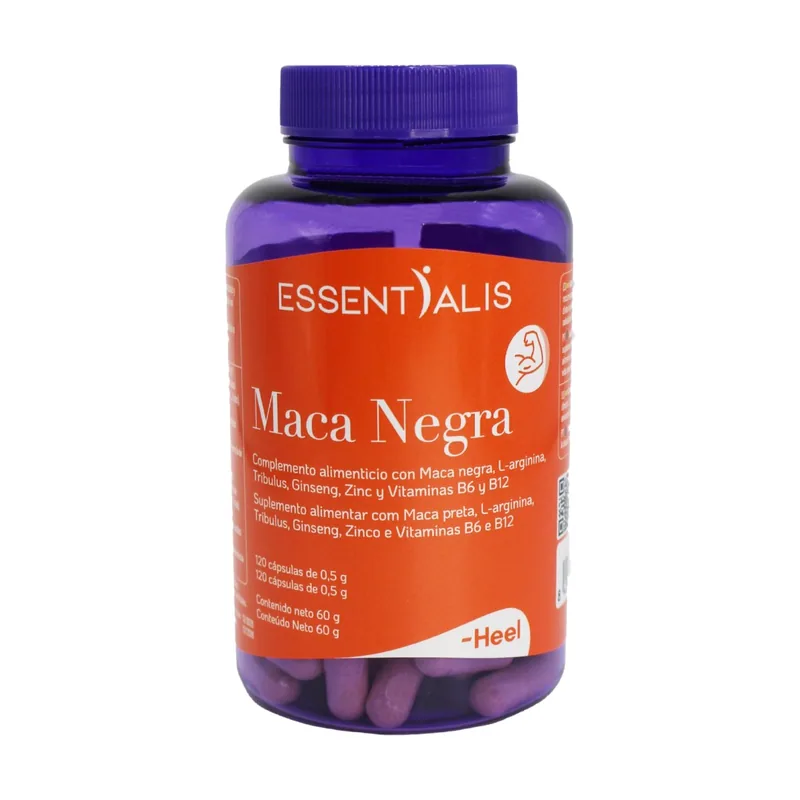 Essentialis Maca Negra 120 Cápsulas - Heel España