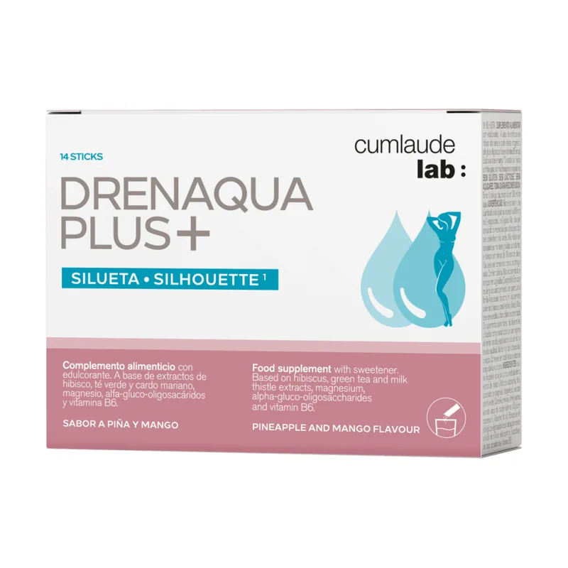 Cumlaude LAB Cumlaude Drenaqua Plus+ Sabor Piña Y Mango 14 Sticks