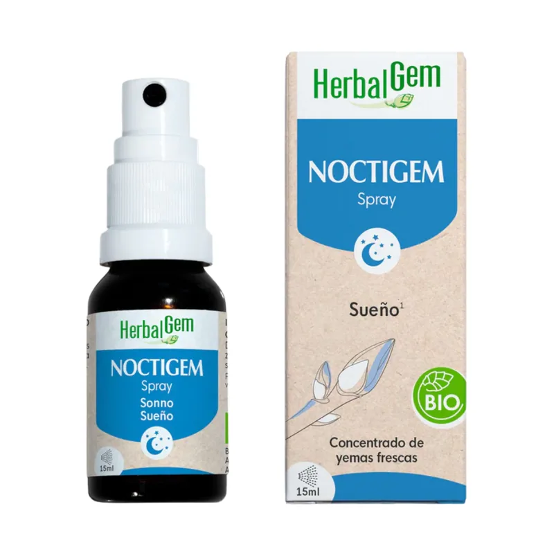 Herbalgem Noctigem Spray Sueño Concentrado De Yemas Frescas 15 Ml - Pranarom