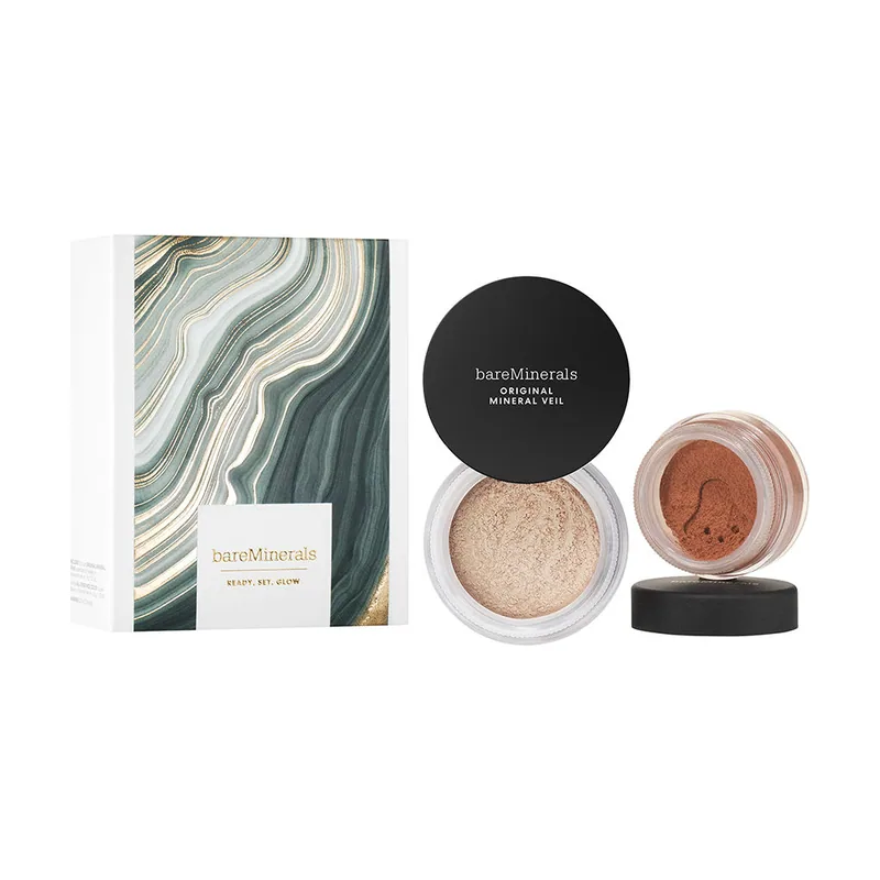 Bare Minerals Bronceador + Fijador Estuche 2 pz