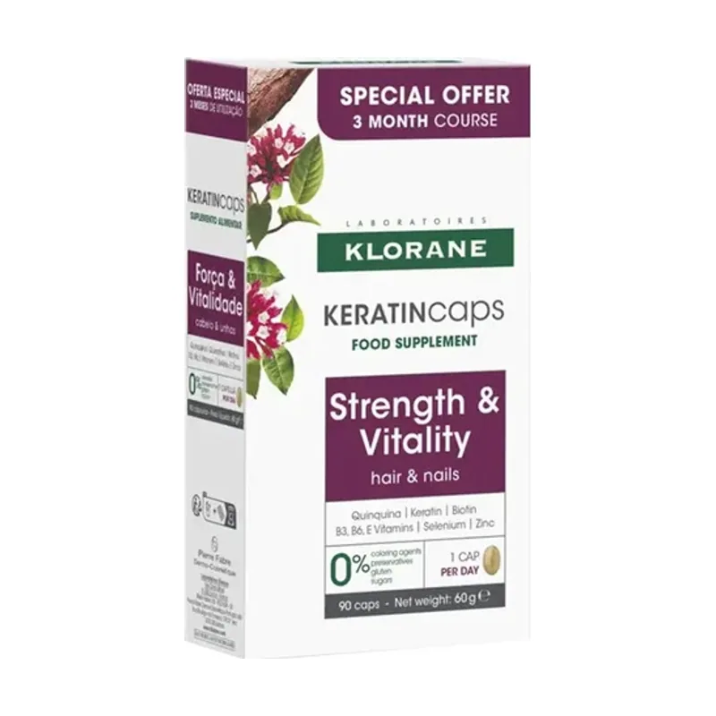 Klorane Fuerza y Vitalidad Complemento alimenticio 90
