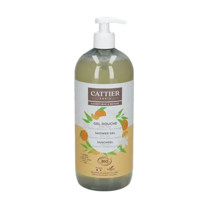 Gel de ducha BIO Aloe Vera Clementina-Azahar 1 L