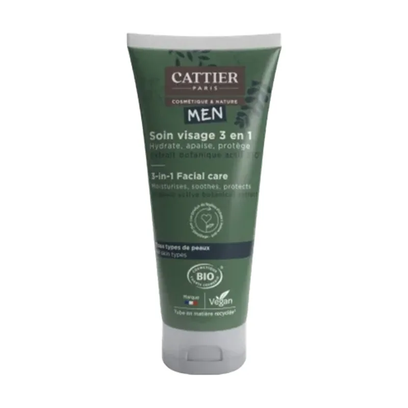 Cattier Homme Cuidado Facial 3en1 150 ml