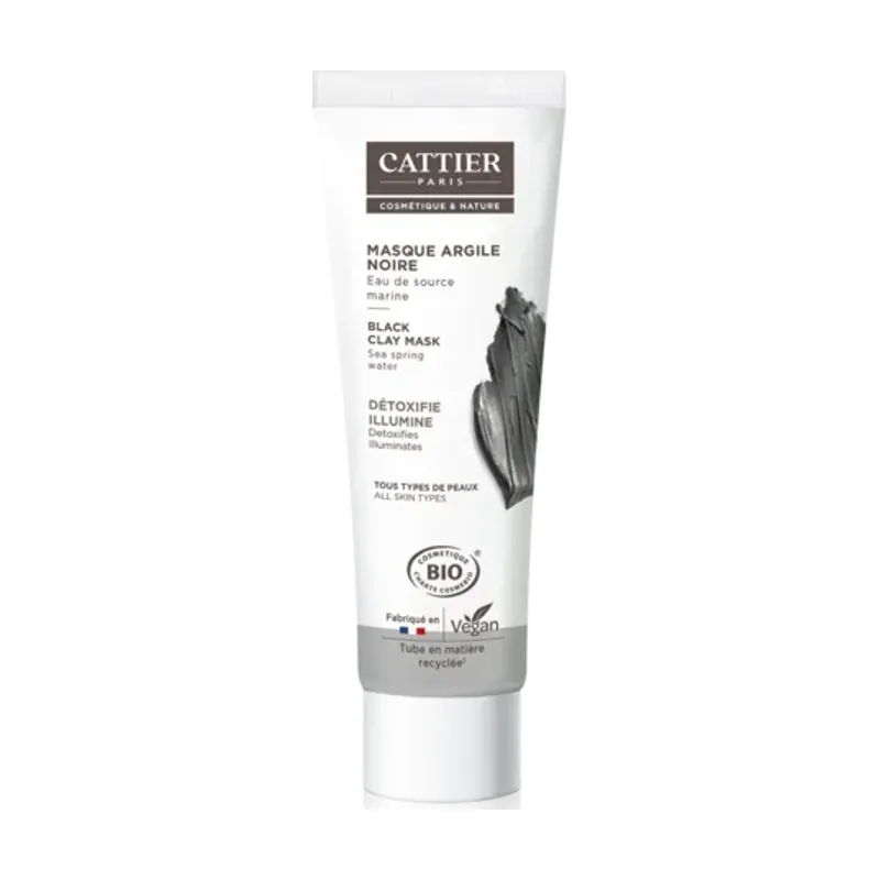 Cattier Mascarilla BIO de Arcilla Negra 100 ml