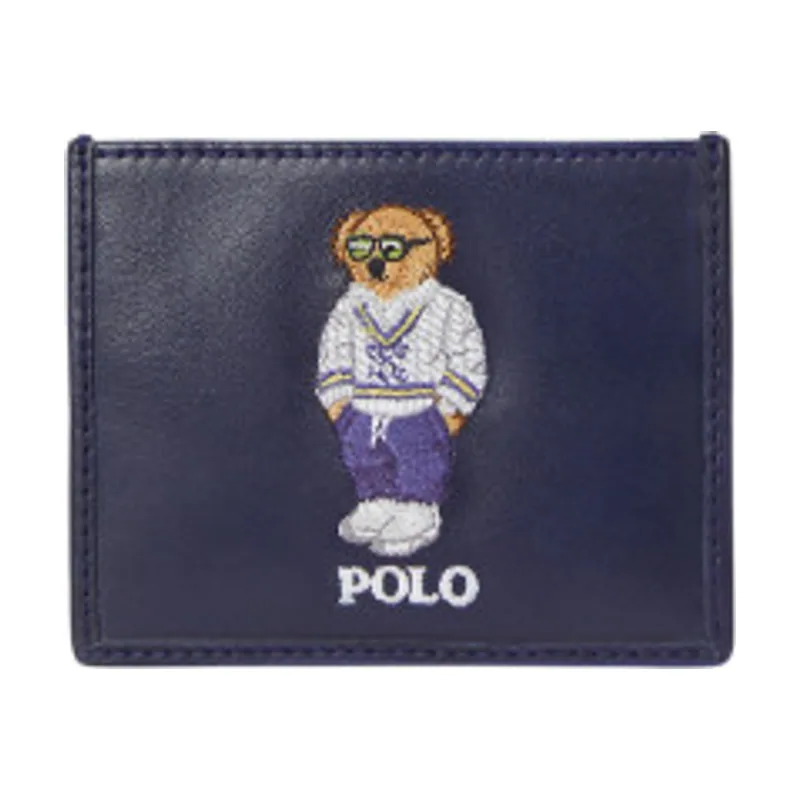 Polo Ralph Lauren Tarjetero de cuero oso 405962467001