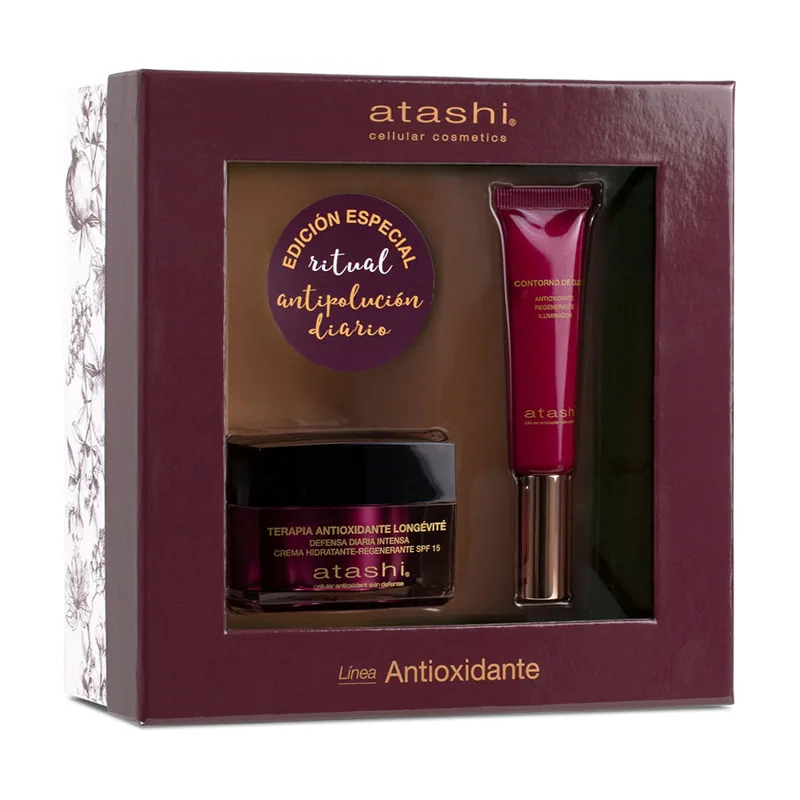 Atashi Ritual Antioxidante Hidratante Facial Estuche 2 pz