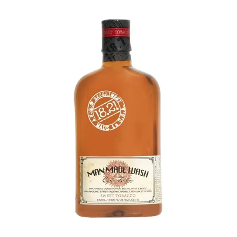 18.21 Man Made MAN MADE WASH champú gel 3 en 1 sweet tobacco 532 ml