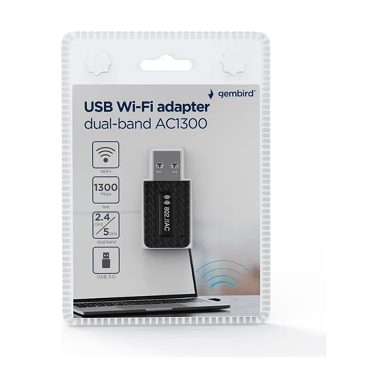 Adaptador WI-FI USB AC1300 DE Banda Compacto
