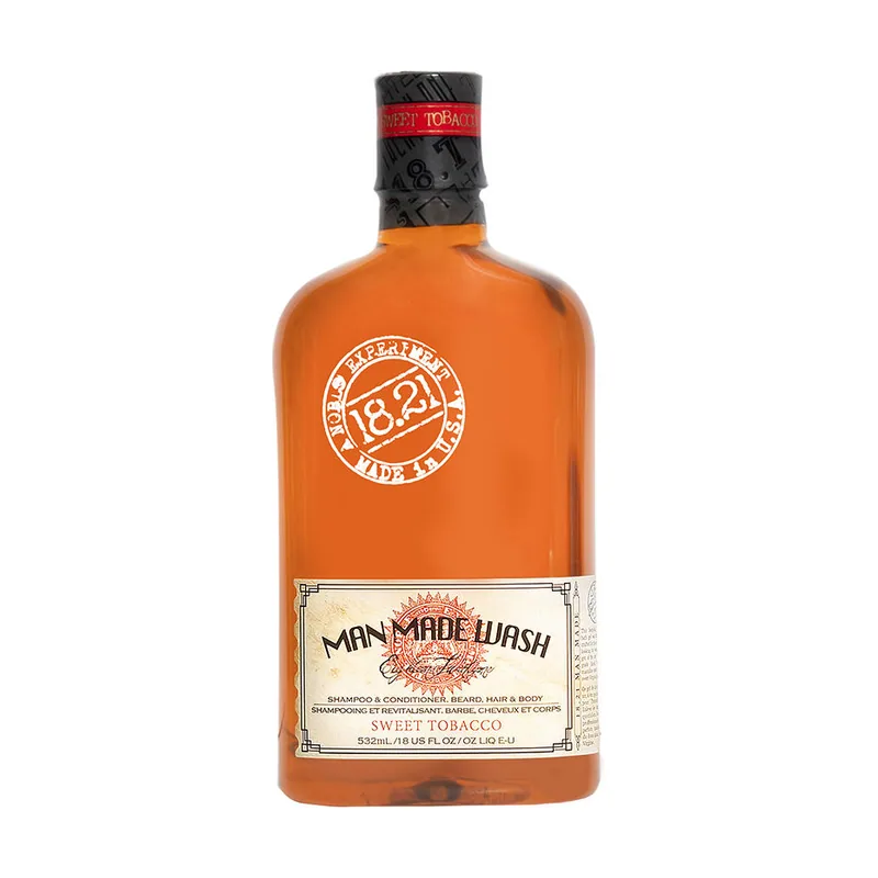 18.21 Man Made MAN MADE WASH champú gel 3 en 1 sweet tobacco 473 ml