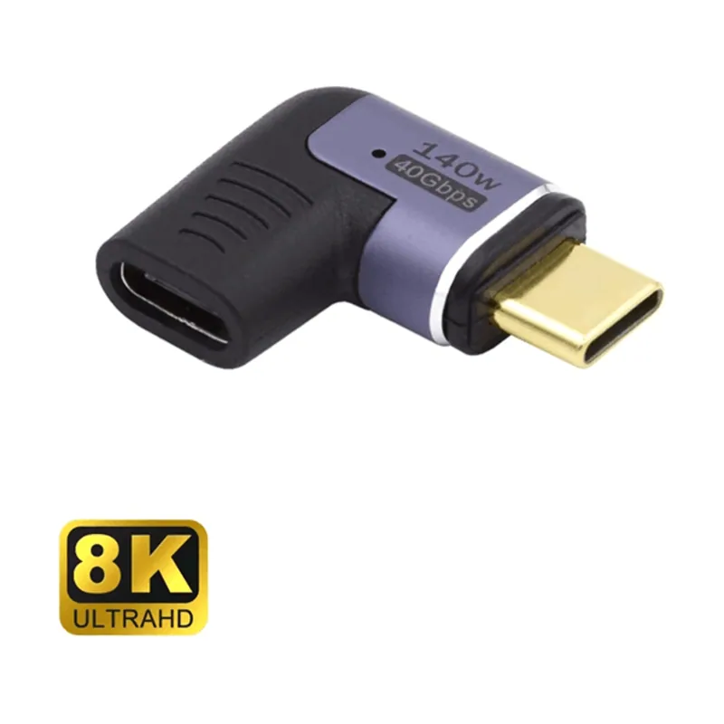 Eminent-Ewent EWENT Adaptador Magnético USB-C 90ºUSB4 PD 140w