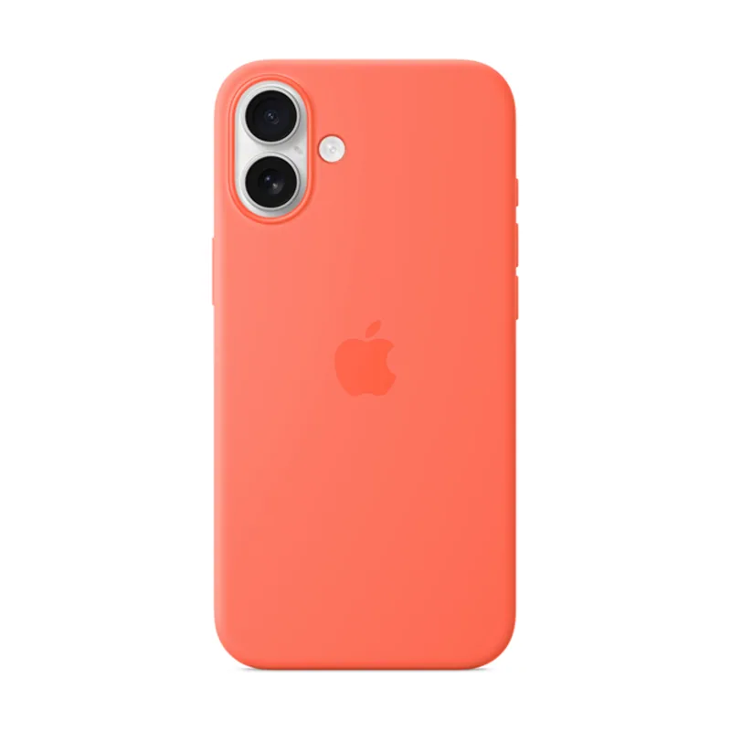 Apple iPhone 16 Plus Si Case Tangerine