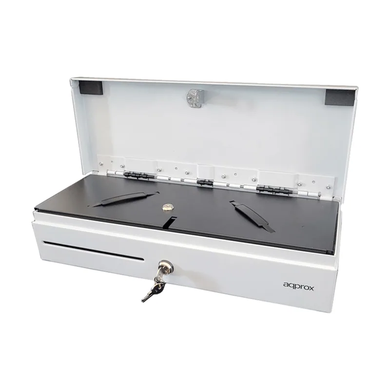 Approx TPV Cajon Portamonedas Apertura Manual Y Automatica Porta Banjeja CON ASA