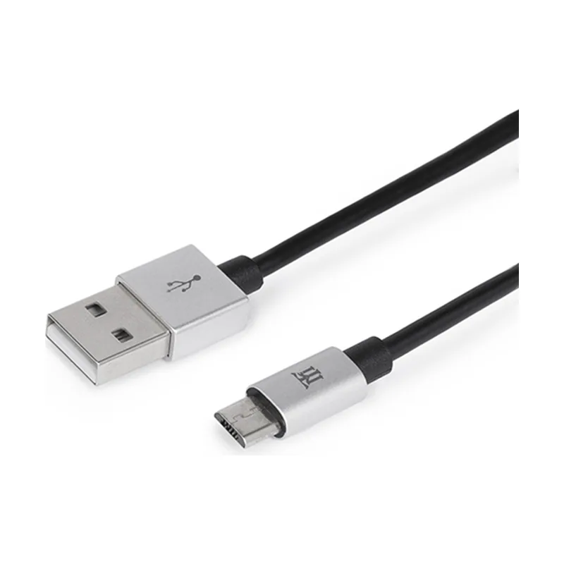 Maillon Cable Premium Micro USB 2.4 Aluminio Plateado 1M