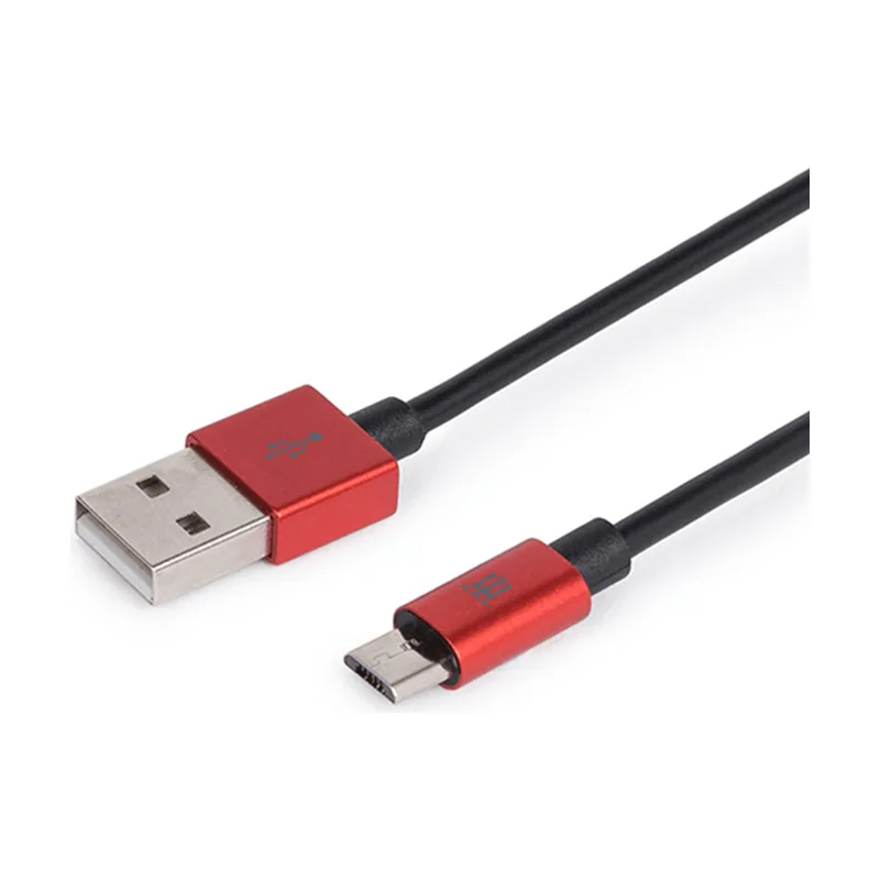 Maillon Cable Premium Micro USB 2.4 Aluminio Rojo 1M