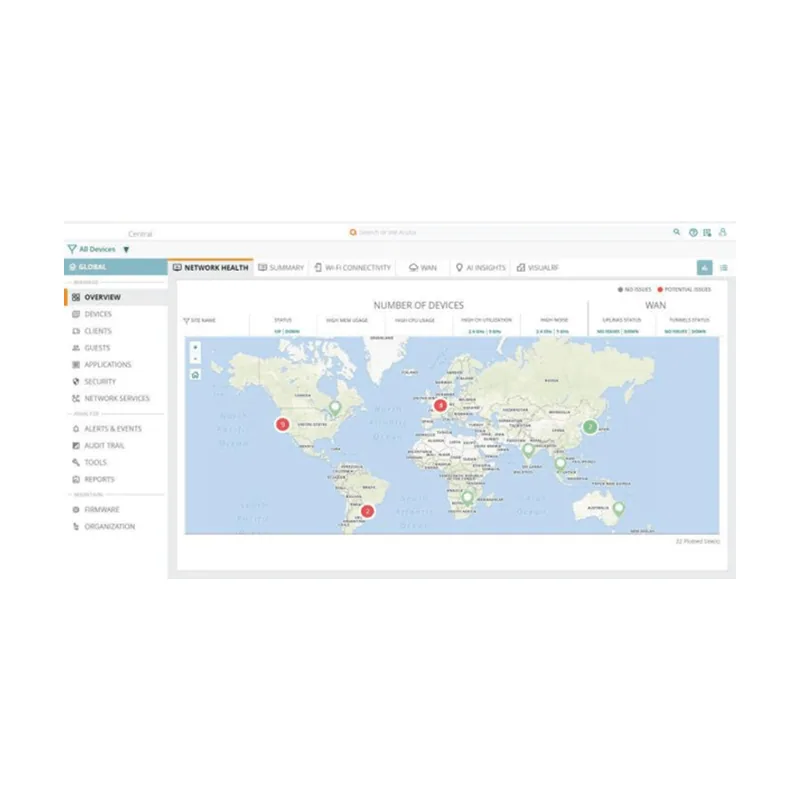 HPE Aruba Central 62/29XX F 3Y E-STU