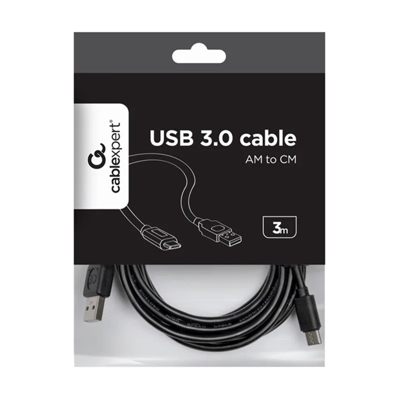 Gembird Cable USB 2.0 A/M-C/M 3 Mts
