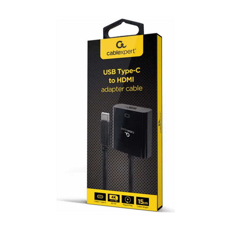 Gembird Cable Adaptador USB TIPO-C A HDMI 4K 60HZ 15 CM
