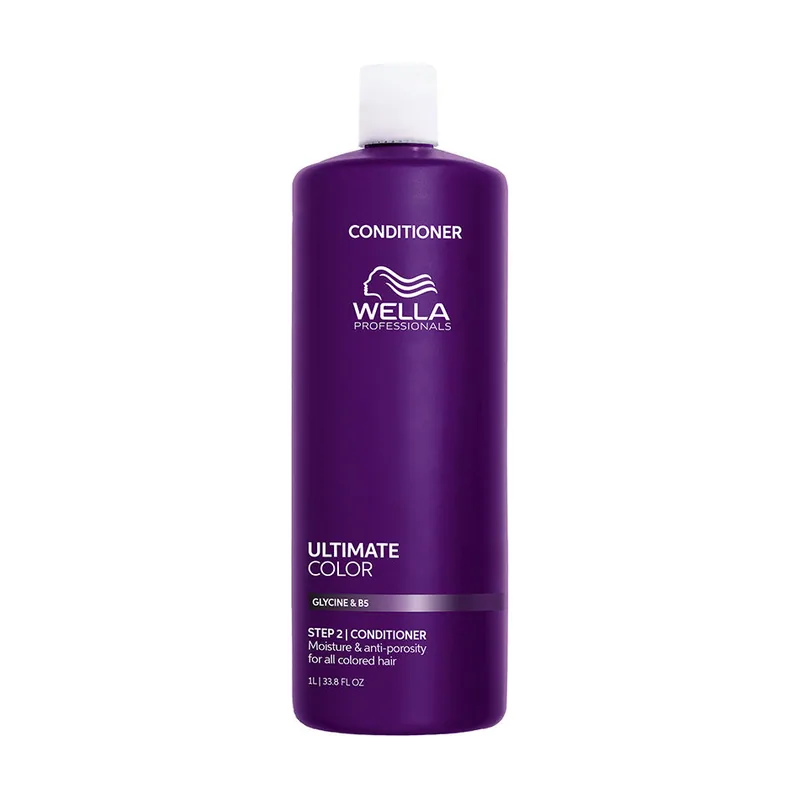 Wella Professionals ULTIMATE acondicionador hidratante anti-porosidad vibrante para cabello teñido 1000 ml