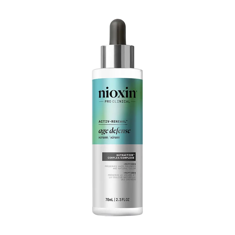 Nioxin AGE DEFENSE sérum anti envejecimiento sin aclarado con péptidos 70 ml