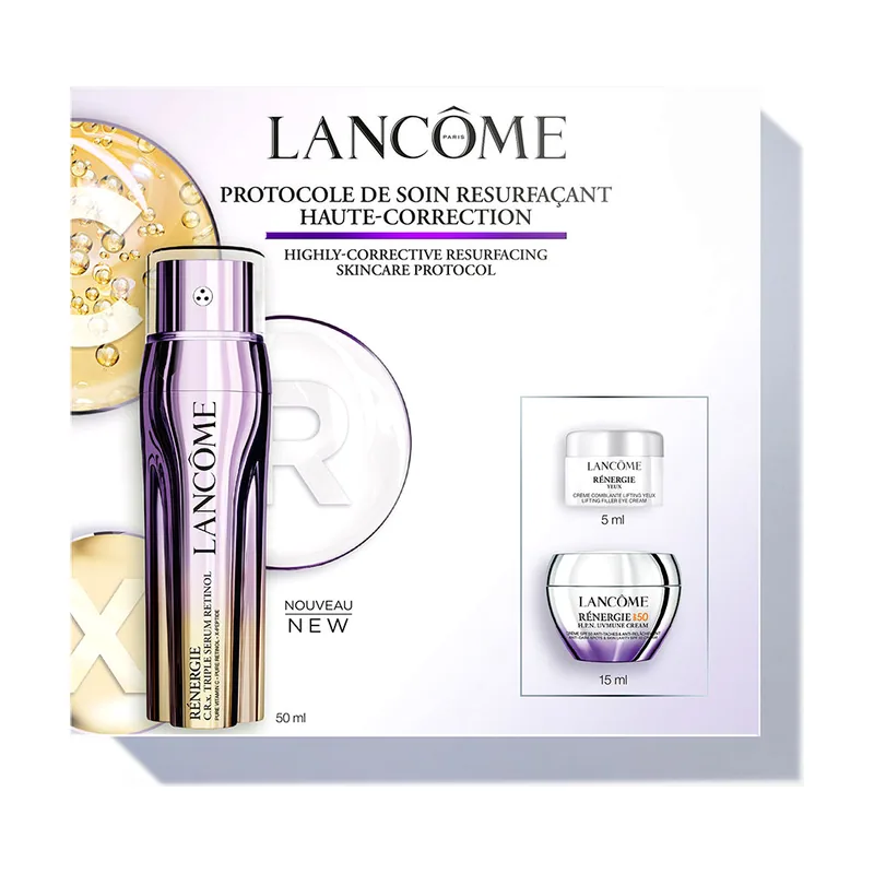 Lancôme Rénergie C.R.X. Retinol Triple Sérum Estuche 3 pz